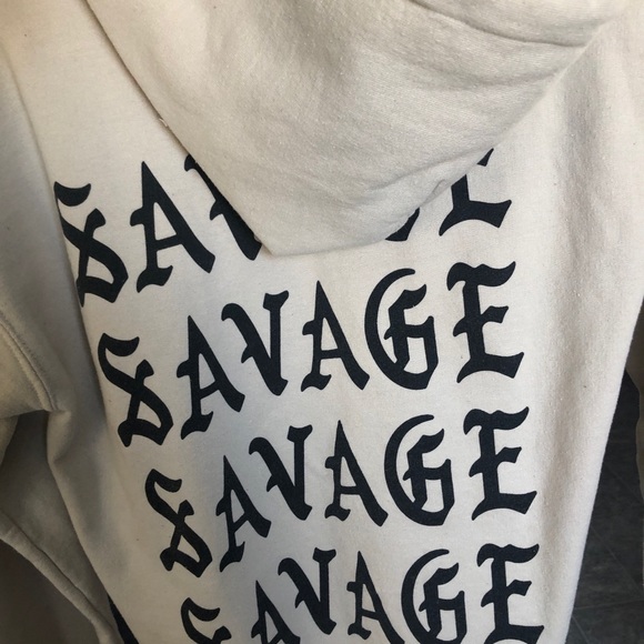SAVAGE creme sweatshirt - Picture 3 of 3